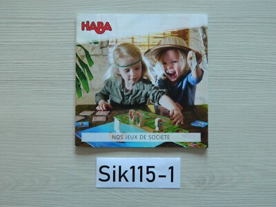  NEW CATALOG HABA FRANCE Board Game Flyer Prospectus 2021