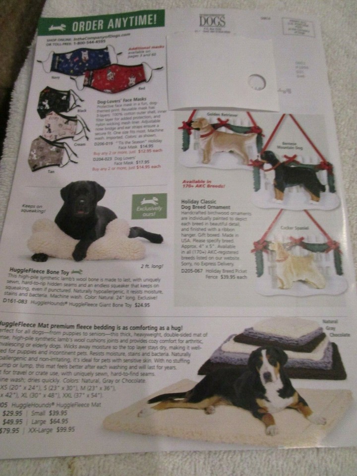 In the Company of Dogs Catalog Look Book Gift Book 2020 Great Gifts