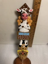 LOST COAST PEANUT BUTTER CHOCOLATE MILK STOUT draft beer tap handle. CALIFORNIA