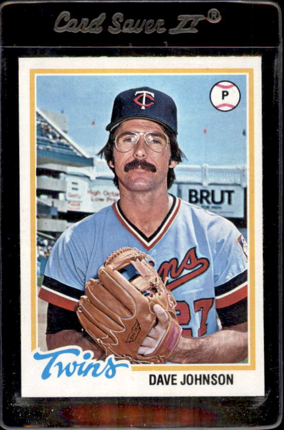 1978 Topps #627 Dave Johnson Minnesota Twins - Nice Card