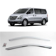 Chrome Window Visor Rain Vent Guard K687 2P for Hyundai Grand Starex iMax 07-17