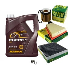 MANN Inspektionspaket 5 L MANNOL Energy 5W-30 für BMW Z4 Roadster sDrive20i