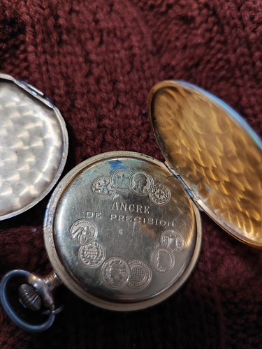 Leenex pocket watch ut 6498 work condition - need service - Picture 9 of 10
