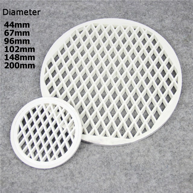PVC Drainage Pipe Floor Drain Circular Filter Mesh Diam 44 67 96 102