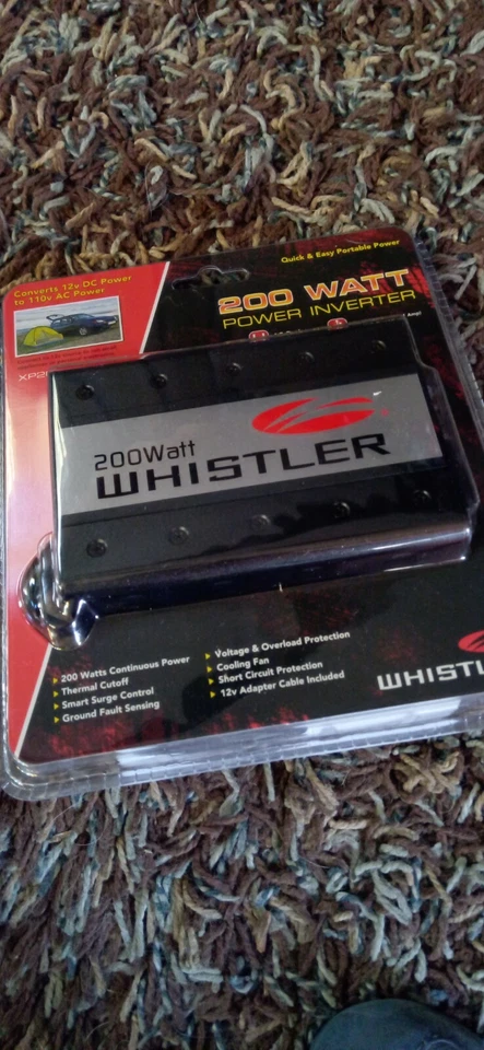 Whistler inverter XP200I 200 Watt Continuous Power inverter USBport power outage - Image 2 of 4