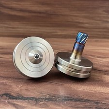Titanium Alloy Hand Twisting Spinning Top Gyro Gyroscope Ceramic Bead Gyro Toy