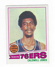1977-78 TOPPS CALDWELL JONES #34 PHILADELPHIA 76ERS