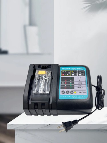 DC18RC 18V 3A Rapid Charger for Makita 14.4V 18V Li-Ion Battery BL1850 BL1820 nW - Picture 10 of 10