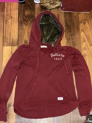 Hollister Fur Lined Hooded Hoodie 