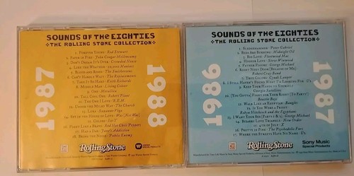 2 CDs Sounds of the Eighties Rolling Stones 1986-1987 & 1987-1988 Time Life - Picture 2 of 4