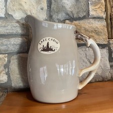 Kohl's Home Studio Lake Cabin Pitcher Antler Handle Rustic Lodge Primitive NEW