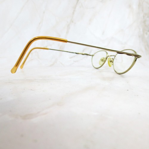 Elizabeth Arden Eyeglasses Frame EA PT-20-3 Women's Gold Metal Oval Full Rim 135 - Picture 5 of 8