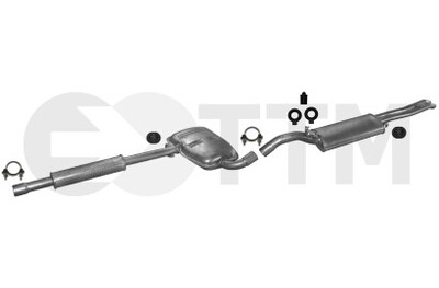 Ligne D'échappement Complète Pour SEAT Toledo I 1.9 TDI - 2 Silencieux - Neuve Avec Kit