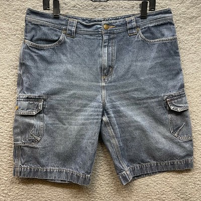 Duluth Trading Co Denim Cargo Shorts 