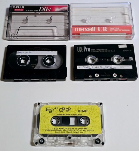 EGO A-GOGO 1990 DEMO CASSETTE MASTER TAPE METAL NU ALTERNATIVE ROCK INDIE 45 lp