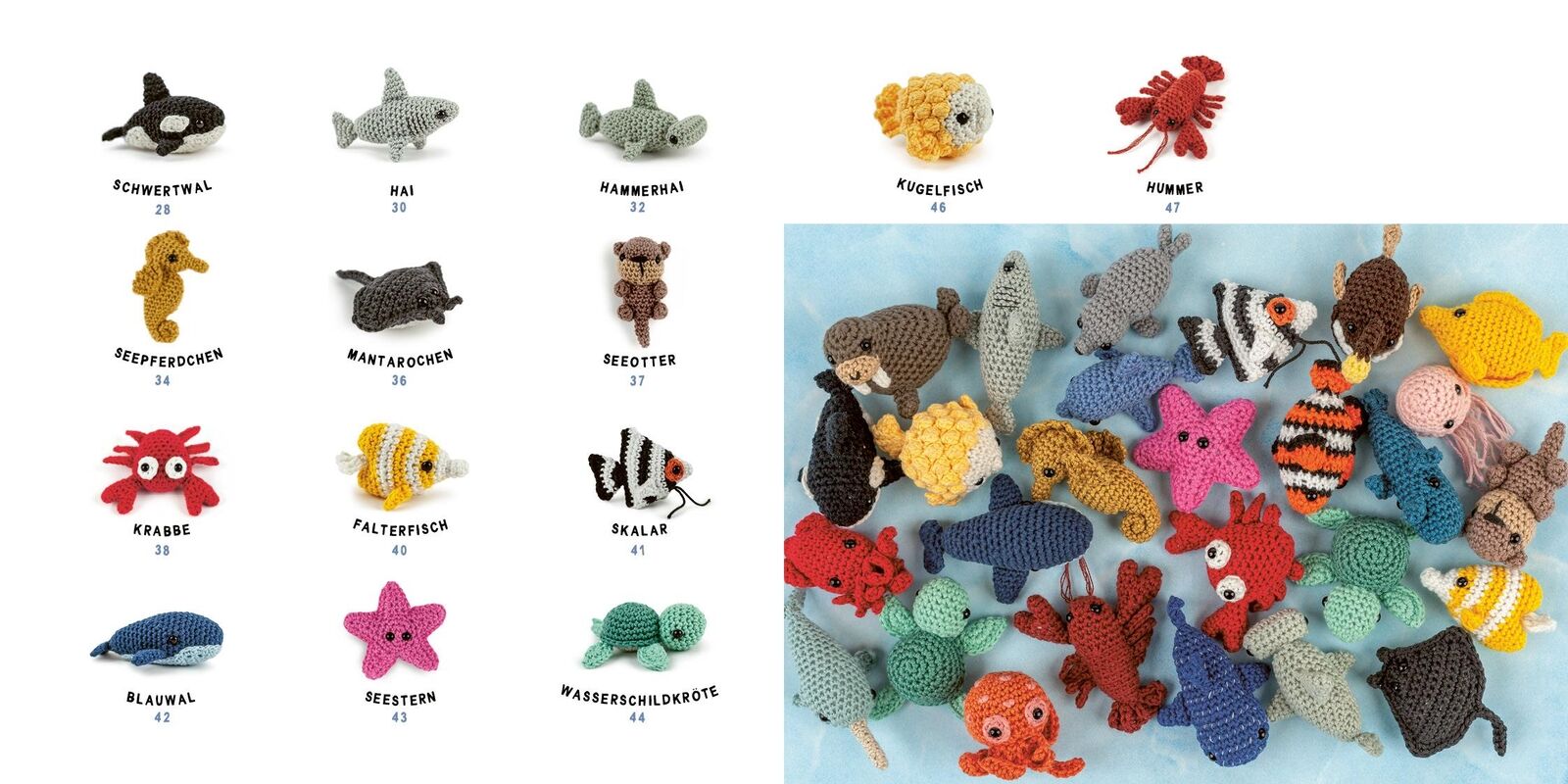 Thumbnail - Mini-amigurumis - Süße Meeresbewohner, Sarah Abbondio