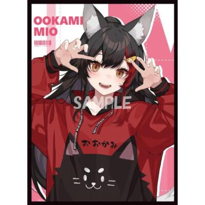 vtuber card sleeves 20250604 VTuber hololive SMOK Ookami Mio
