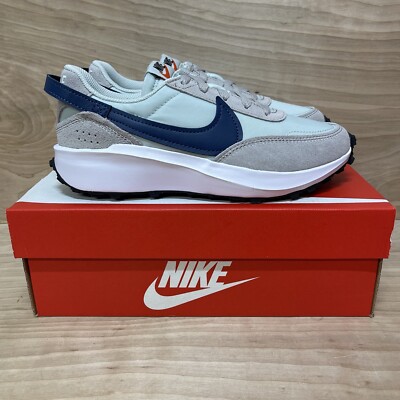 Nike Waffle Debut Size 5.5 Womens Lt. Silver Valerian Blue Shoes