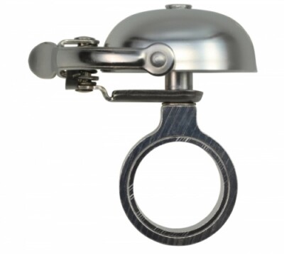 ''Headset Spacer, silber matt''- Crane Bell Co. Mini Suzu Bell, Retro Look, Ø 45mm