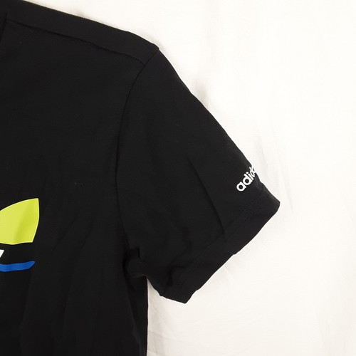 Adidas Youth Size 11/12 Athletic T Shirt Short Sleeve Big colorful logo - Picture 4 of 8