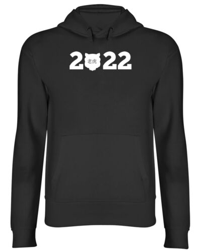 Chinese New Year- 2022- Tiger Mens Womens Hooded Top Hoodie - Picture 1 of 6