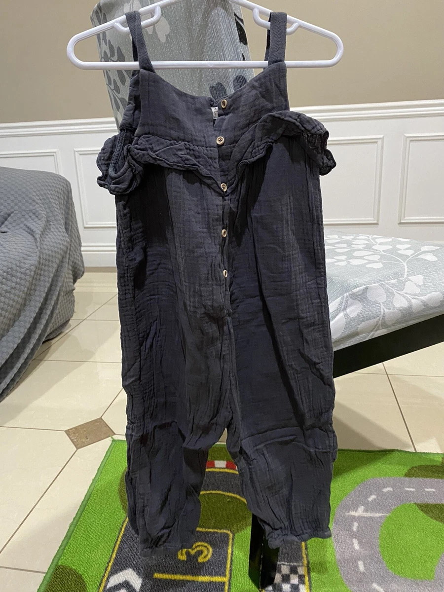 Zara 3T 4T Baby Girl Romper jumpsuit Flower 104 Cm