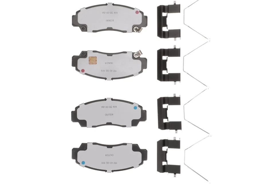 Pastillas de freno delanteras NAPA Adaptive One cerámica ADO AD7656 Foto 4 de 4