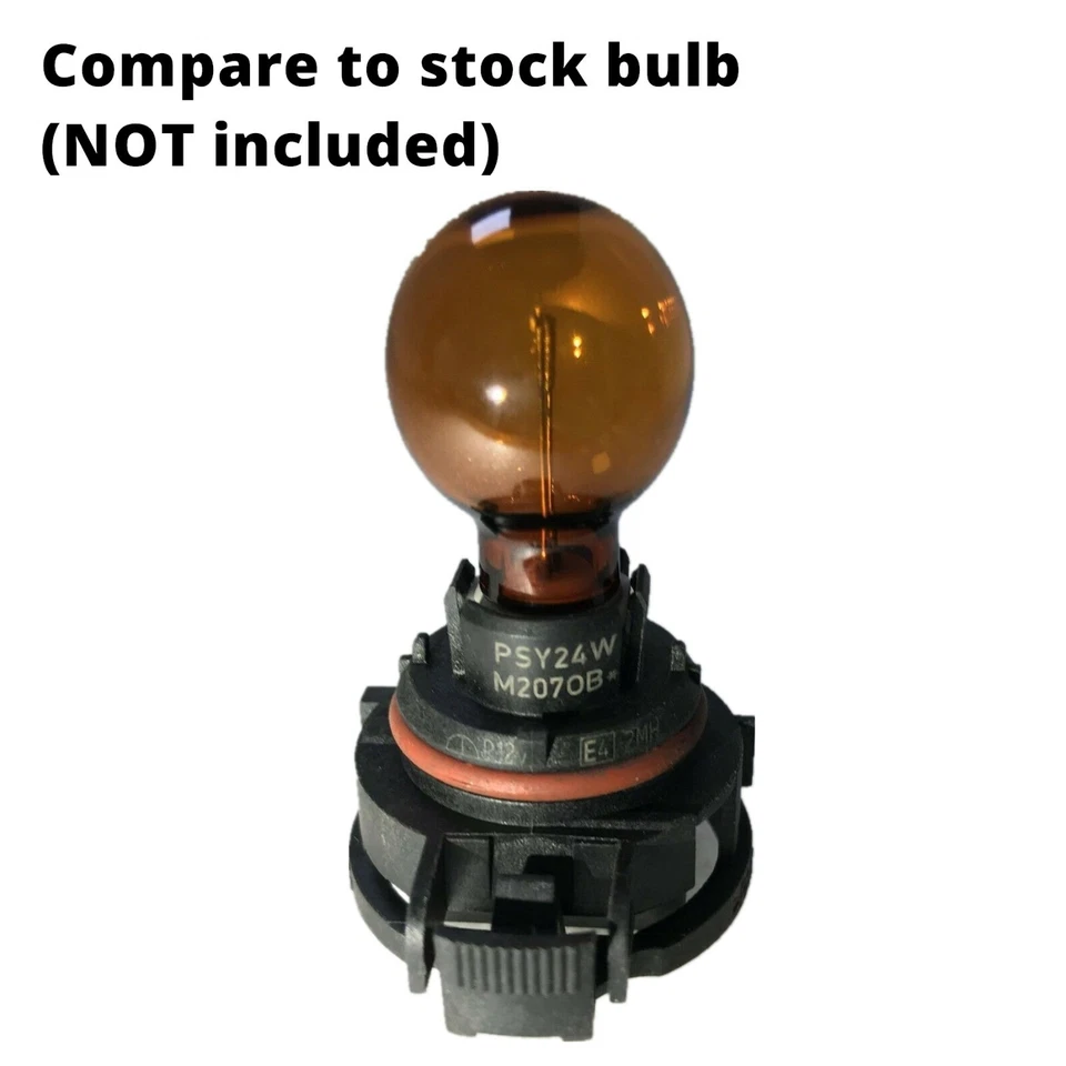 Bombillas LED amarillas intermitentes delanteras para Audi BMW VW Cadillac Buick, intermitente Foto 2 de 4