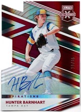 2020 Elite Extra Edition HUNTER BARNHART DIE-CUT ASPIRATIONS Autograph #19/36