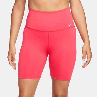 Nike Dri-FIT One Women's High Waisted Training Biker Shorts- Pink