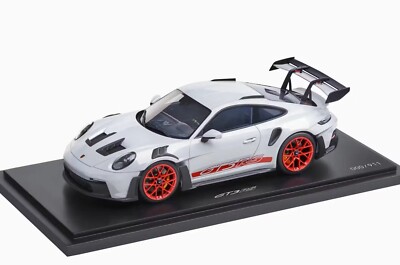 1:18 SPARK 2023 PORSCHE 911 992 GT3 RS Ice Grey Pyro Red L.E. 911 