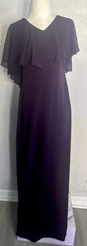 Formal Evening Gown Elegant Dress Purple Size 8