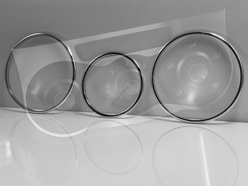 Fits Alfa Romeo MiTo 2008-2016 Aluminium Ringe für Lüftungsregler Heizungsregler - Bild 3 von 8