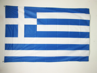 Digni Drapeau Grèce 30 X 45 Cm - Drapeau Grec En Polyester Résistant Intérieur Extérieur