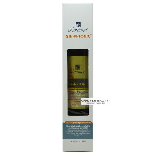 Lorenzo Gin-N-Tonic Ginseng Extract Plus Vitamin E 4.56 fl. oz. / 135 ml