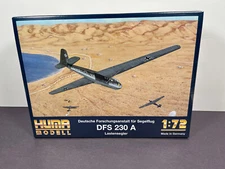 Huma Model DFS 230 A LASTENSEGLER Bestell Nr 3000 1:72 Plane Model Kit SEALED