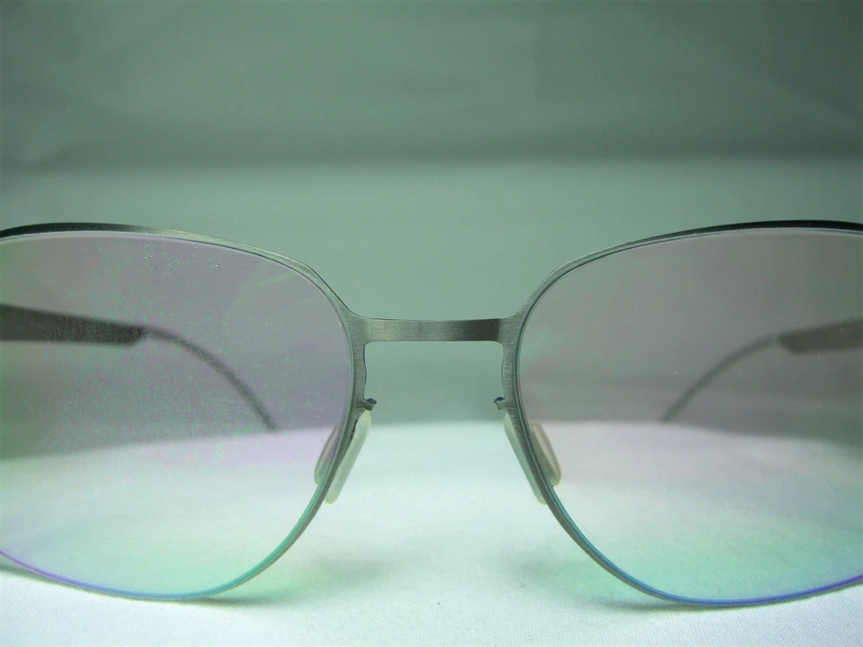 ByWP 豪华眼镜 飞行员 钛 椭圆形镜框 男式 女式 NOS — 第 2/4 张图片