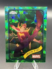 2025 Topps Chrome Sapphire Edition Marvel #137 Iron Fist Green Sapphire /99