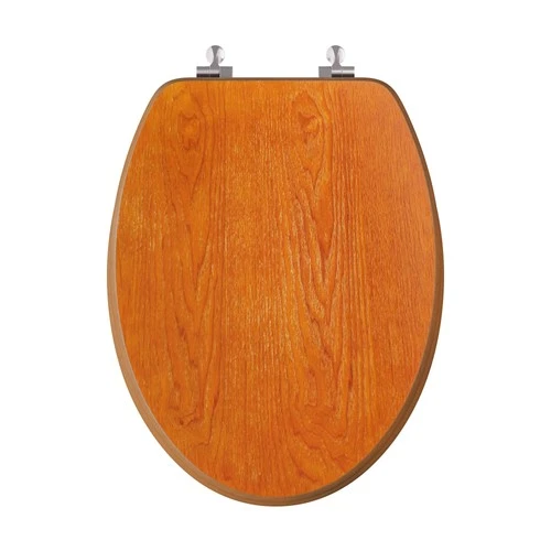 Jones Stephens C3B2E118BN DECORATIVE WOOD TOILET SEAT I - Dark Brown Oak - Picture 6 of 6