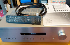 Yamaha A-S201 Stereo Integrated Amplifier - in Silver Finish, with Remote - NICE