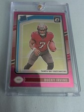 Bucky Irving 2024 Panini Donruss Optic Rated Rookie Pink Prizm RC #216