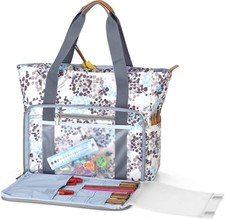 Teamoy Crochet Bag Organizer, Yarn Storage for Crocheting, Knitting Tote Bag
