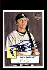 Signed Baseball Card Auto Ryan Sweeney 2007 Topps Rookie 52 #52 White Sox
