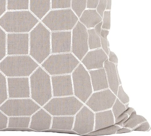 Trellis Slate Pillow-20 Geometric Design - Picture 2 of 2