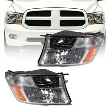 2pcs Headlight Assembly For 2009-2018 Dodge Ram 1500 Ch2519135 Ch2518135 2pcs Headlight Assembly For 2009-2018 Dodge Ram 1500 Ch2519135 Ch2518135