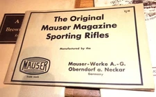 1964 The Original Mauser Magazine Sporting Rifles Catalog