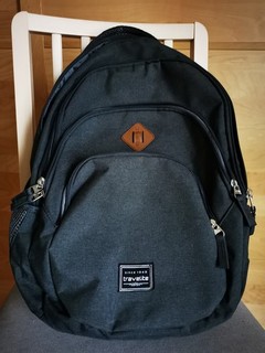 Rucksack mit Laptop Fach 15 6' 22l Travelite Daypack Handgepäck grau