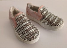 Stuart Weitzman Sz 6 Vance Glitz Toddler Girls Sneaker Pink Synthetic  CB2 