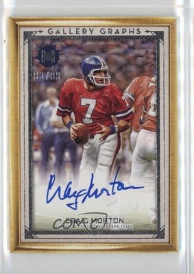 2023 Topps Motif Gallery Graphs 93/99 Craig Morton #GG-CM Auto 1se7