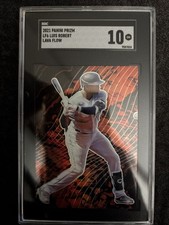 2021 Panini Prizm Baseball Luis Robert Lava Flow Case Hit SSP SGC 10